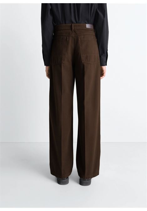 pantaloni wide uomo cacao LEMAIRE | PA1306 LD1067BR423
